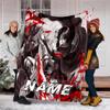 Personalized Custom Name Blanket - Attack On Titan Print Design,Blanket for Sofa,Bed,Travel,Camping - Soft and Warm, Great Gift