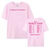 Nessa Barrett World Tour New Tshirts Aftercare Album Graphic Tshirt Cotton Short Sleeve Male T Shirt Singer Printing Tees
