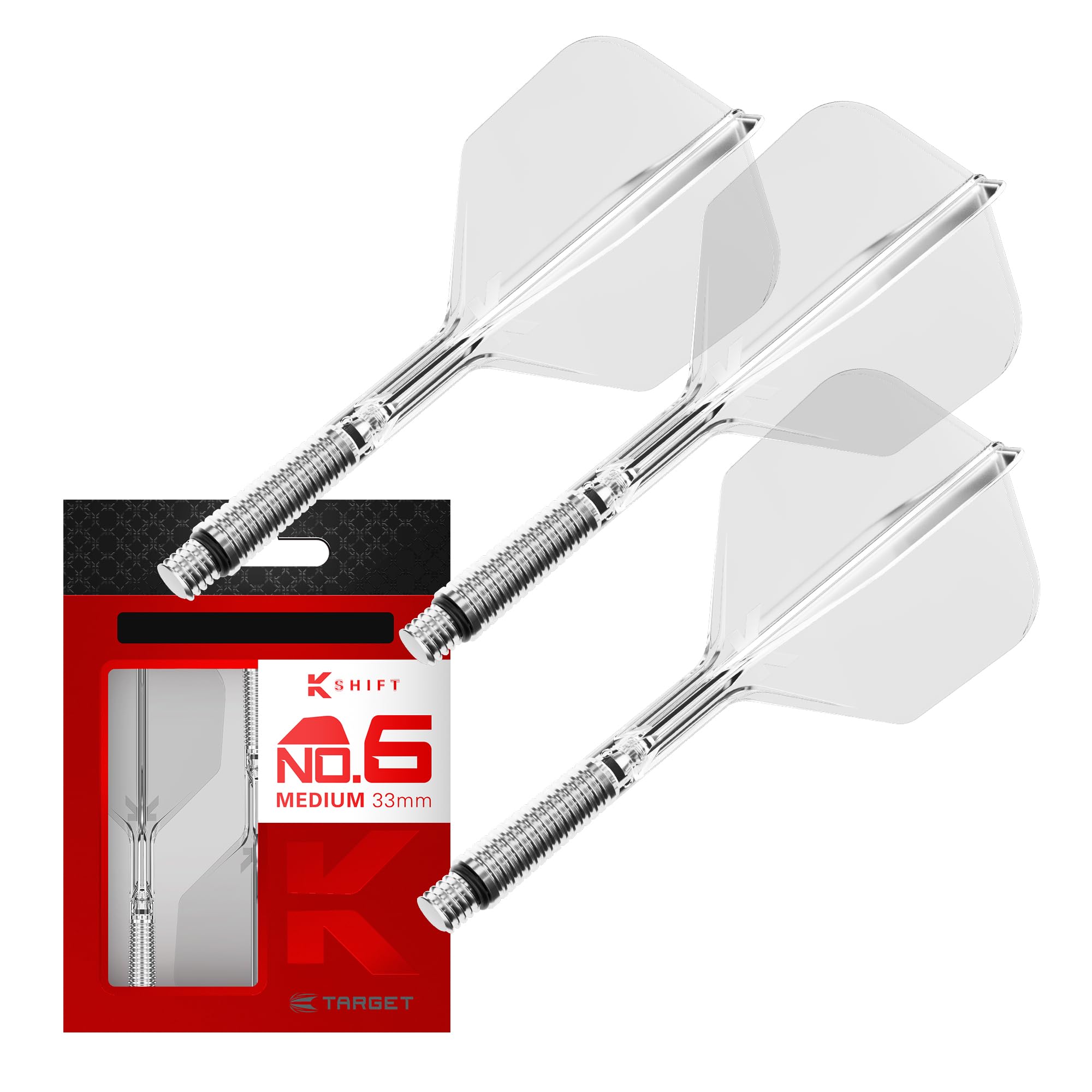 Target K-SHIFT FLIGHT K Shift Flight & Shaft System Shift Spin Base dart accessory NO6 shape clear 33mm чистый