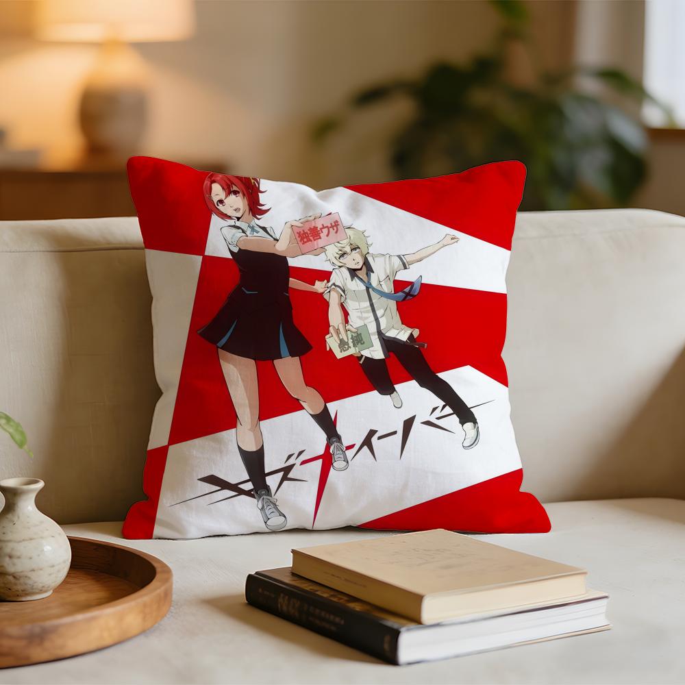 

Anime KKiznaiver Cushion Cover Short plush pillowcase for bed sofa carwashable 30x30cm