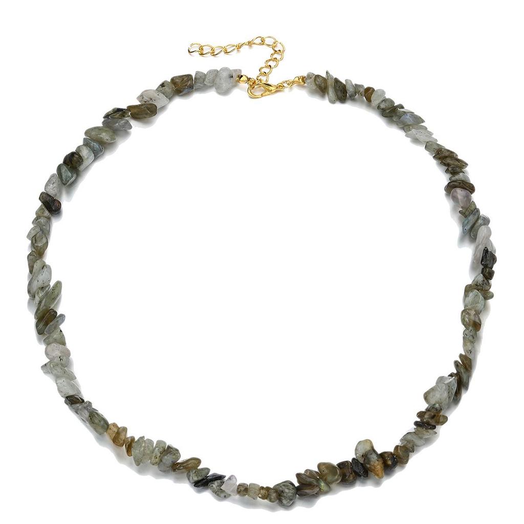 Cosmic Sailing Amethyst Crystal Chip Necklace