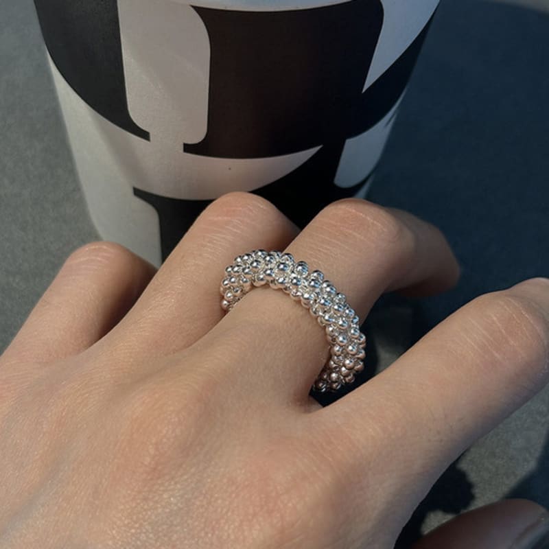 mosxe [925silver] Small berry ring