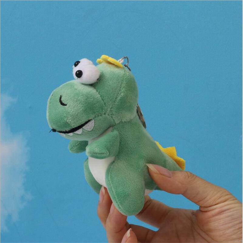 12cm malý dinosaurus Plyšové hračky Panenka Vycpané zvíře Ornament Přívěsek Taška Přívěsek na klíče Doplňky do auta Dárek Dívka