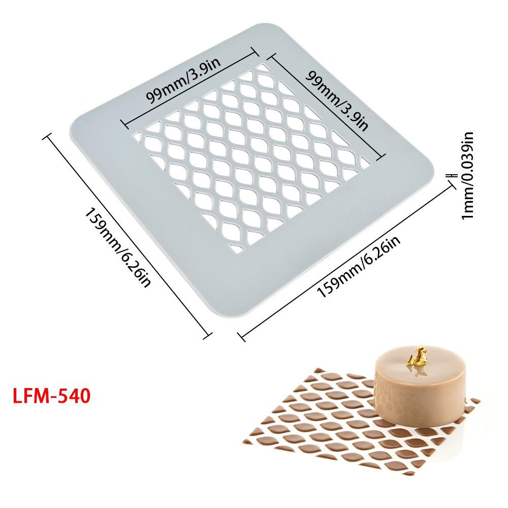 Non Stick Bakery Printing Mold Manual Unmolding Bakery Dish Printing Mold Cake Decorating Mold