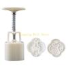 KX4B 50g Fish Mung Bean Cake Mould Plastic Mooncake Moulds Baking Accessories Mooncake Tools Perfect for Moon Festival