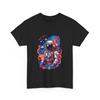 Buntes Astronauten-T-Shirt Weltraumhelm Galaxie Illustration Grafik-T-Shirt