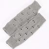 Winter Hand Gloves Soft Warm Gloves Arm Crochet Hollow Out Fingerless Gloves
