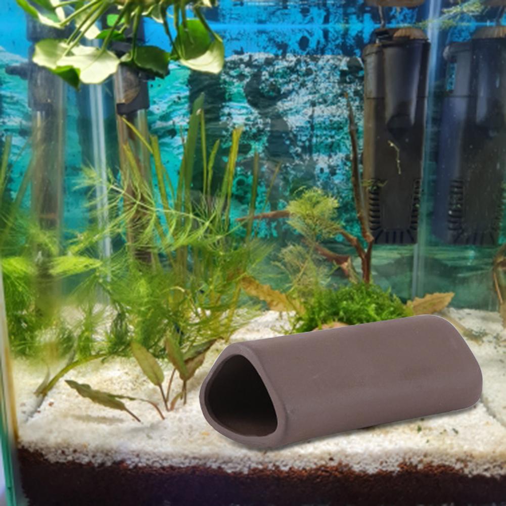 Fish Shrimp Ceramic Nest Crystal House Special  Clay Pot Shelter Earth Tube Cave Aquarium Shrimp Breeding Ceramic Decoration