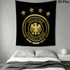 Deutscher Fußball-Bund Wandteppich Ästhetisches Wandbehang Gedruckter Stoffdecke Dekorative Wandteppiche für Schlafzimmer Wohnzimmer Heimdekoration