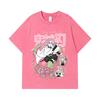 275 GSM Washed T-shirts 100% Cotton Demon Slayer V6 Mitsuri Print Unisex Heavy Cotton T Shirt