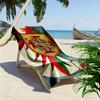 Royal Emblem Nautical Pride beach towel Beach towel for vacation photos Outdoor camping Outdoor pool towel seaside swim Fashion
