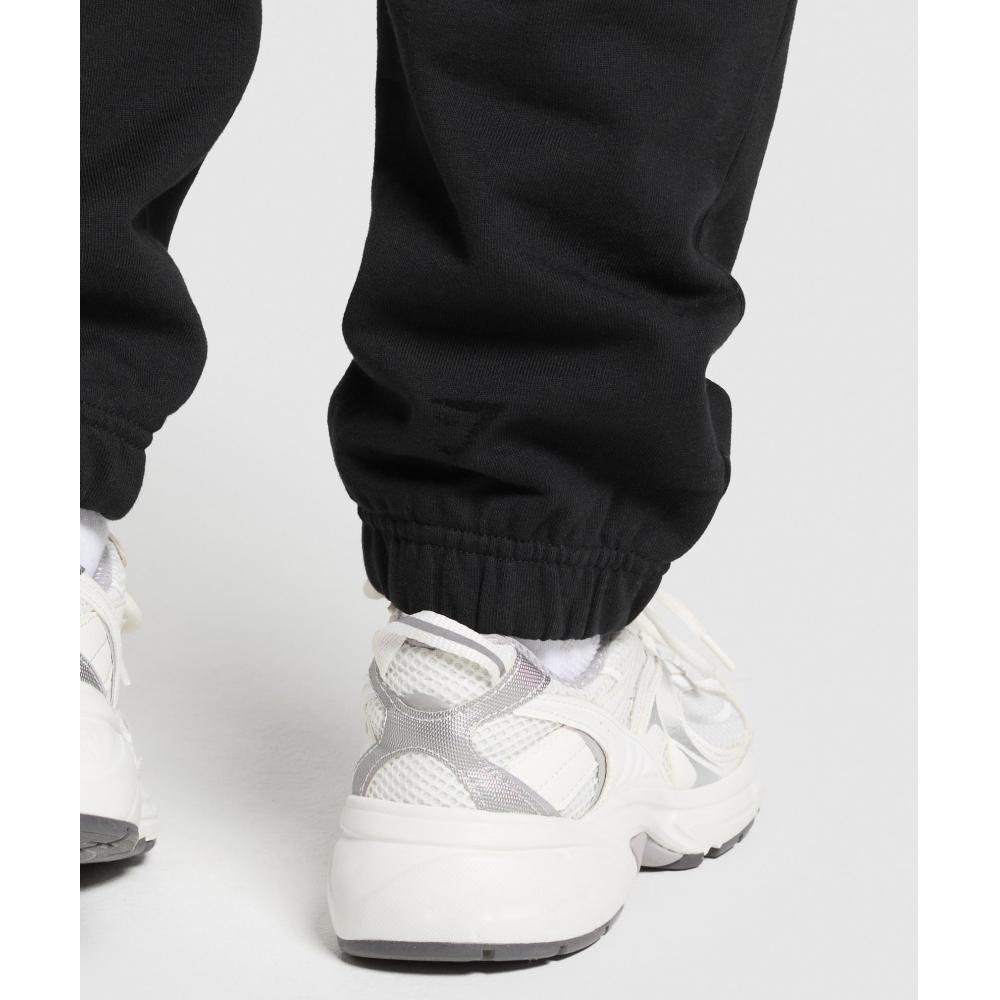 Gymshark Campus Classics Graphic Joggers Black B2b2a Bb2j