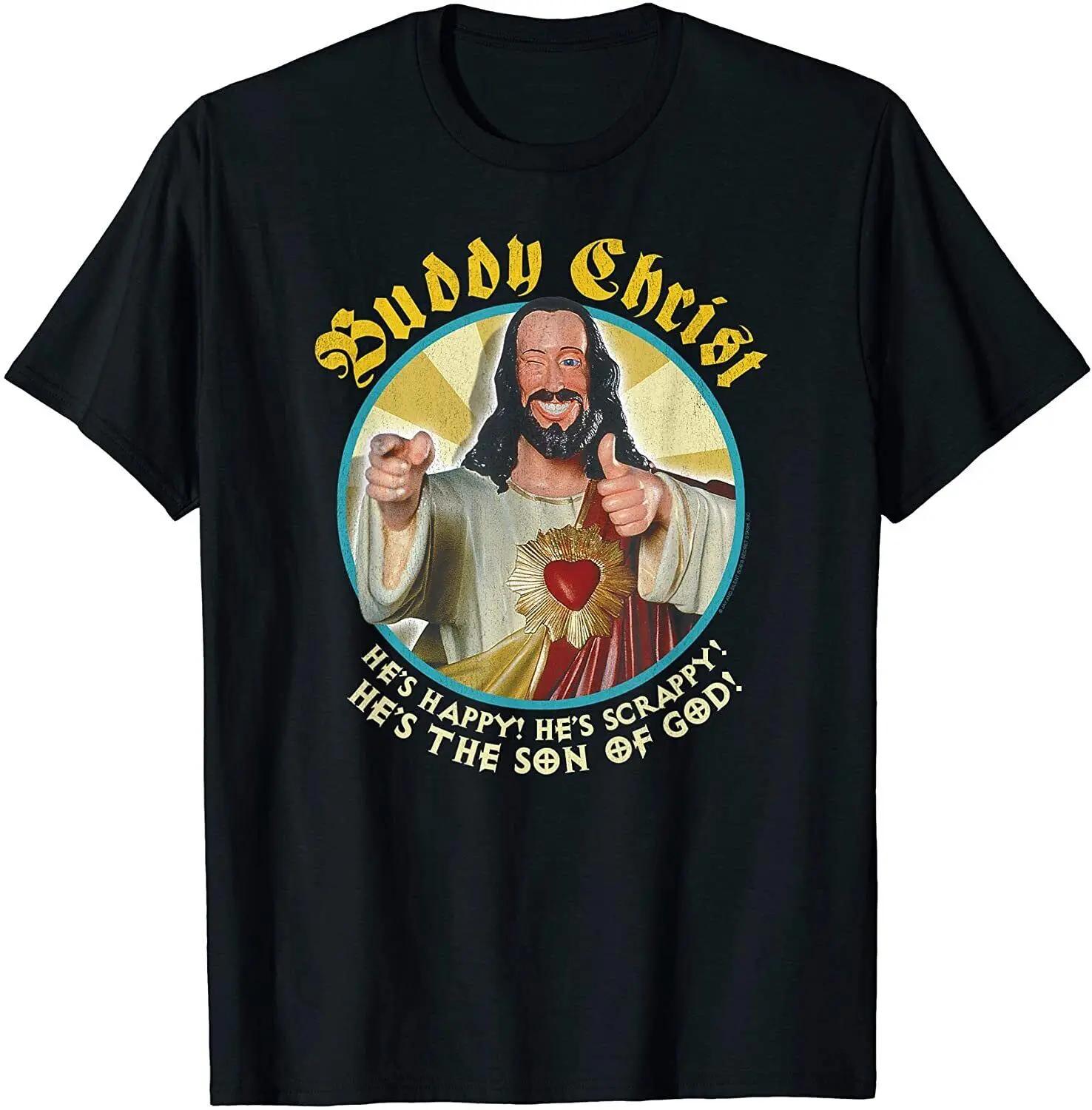 

Buddy Christ TShirt 100 Cotton ONeck Summer Short Sleeve Casual Mens Tshirt Size S3XL S