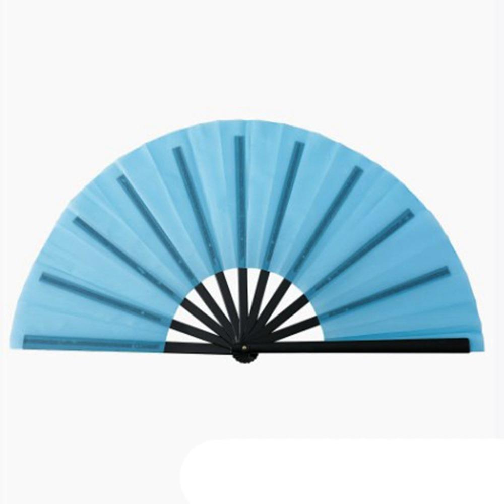 33cm Dance Performance Fan Plastic Bone Hand Folding Stage Fan  Wedding Party Decor