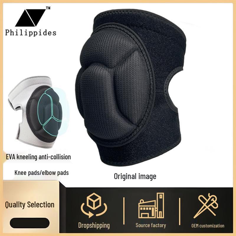 EVA Turtle Shell Knee & Elbow Pads: Anti-collision, Thickened Protection for Gardening, Work, Skating & Snowboarding.