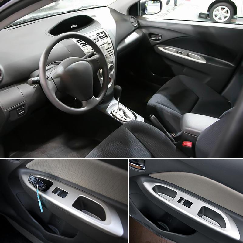 Black /Siver Power Window Switch Bezel Armrest Upper Panel For Toyota Yaris 4D Sedean/vios 2006-2016 74232-52330 Left Hand Drive