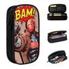 Creative Jason Todd Pencil Cases Red Hood Anime Pencil Pouch Pen for Student Large Storage Bag School Supplies Gifts Stationery