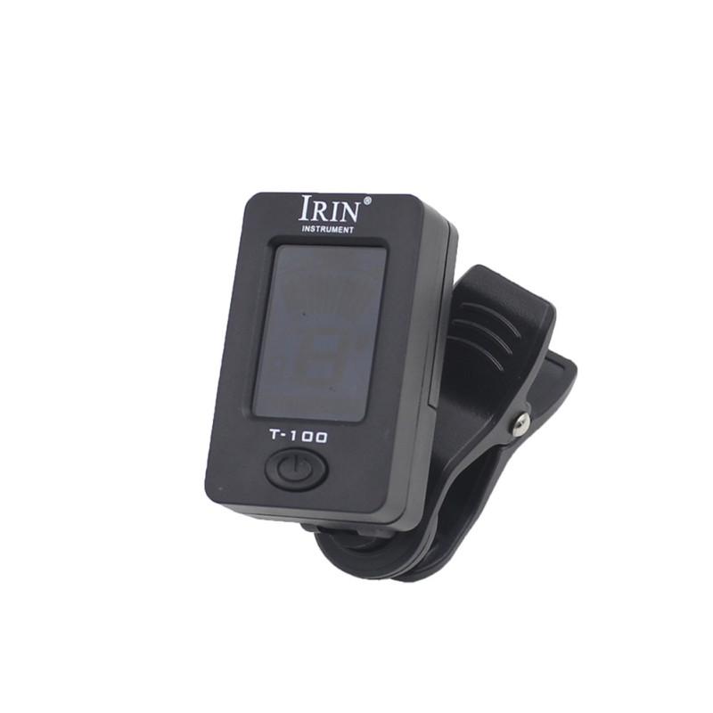 IRIN T-100 Universal Tuner LCD Display for Chromatic Acoustic Guitar Bass Ukulele Guitar