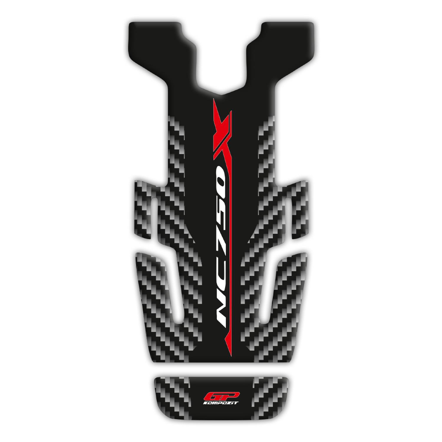 

GP Composite Honda NC 750 X 2016-2020 Compatible Tank Pad Black-Carbon