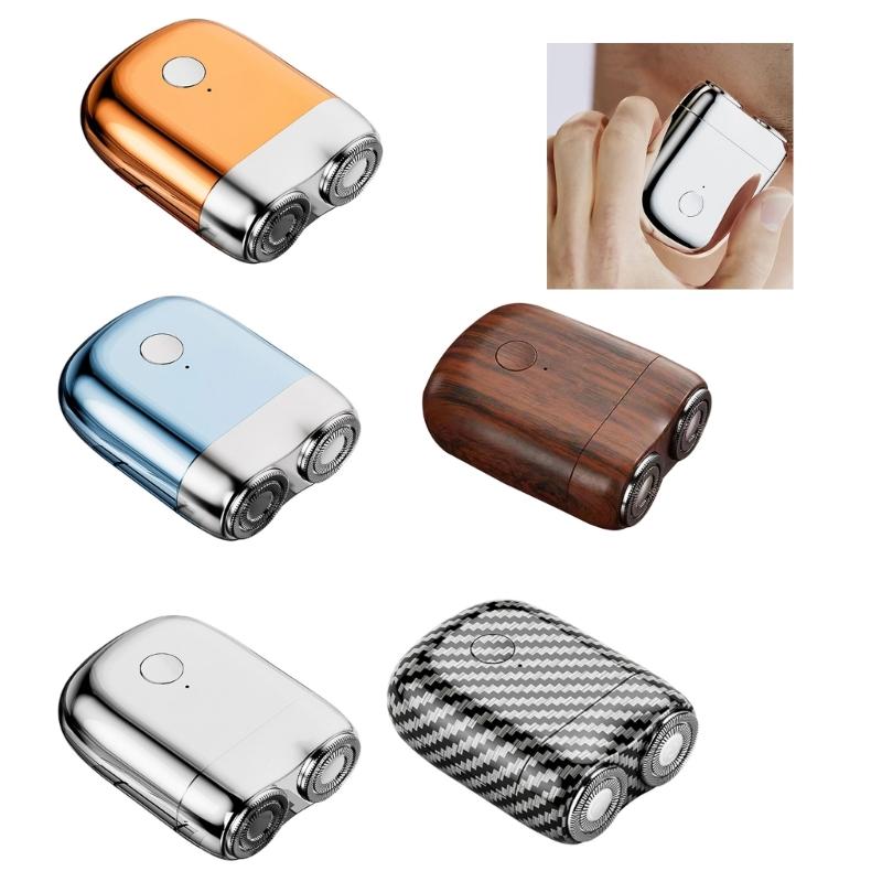 Mini Electric Shaver For Men Pocket Rechargeable Portable Magnetic Trimmer Face Beard Razors Hair Trimmer Shaver