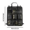 Universal Vehicle Seat Back Organizer Military Style Camo Storage Bag with 7 Pockets Tactical Auto Organizer for Car Truck SUV