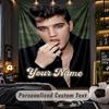 TapestryElvis Presley Custom Name Text Personalized Wall Hanging Tapestry Home Wall Decor