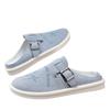 Men's Solid Color Baotou Half Drag Casual Daily Flat Heel Comfortable Breathable New Fashion Versatile Trend Men's Slippers