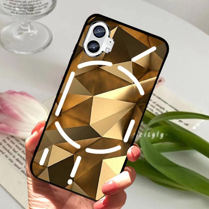 Hülle Für Nothing Phone 1 Hülle Stoßfest Schwarzer Bumper Rückseite Handyhülle Für Nothing Phone 2 Eins zwei Hülle Funda Nothingphone2