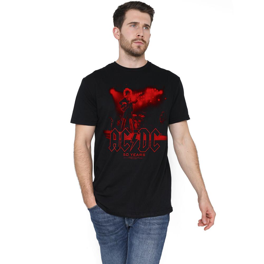 

AC/DC Live 50 T-Shirt S-2XL, Black Unisex T-Shirt Graphic Tee XXL