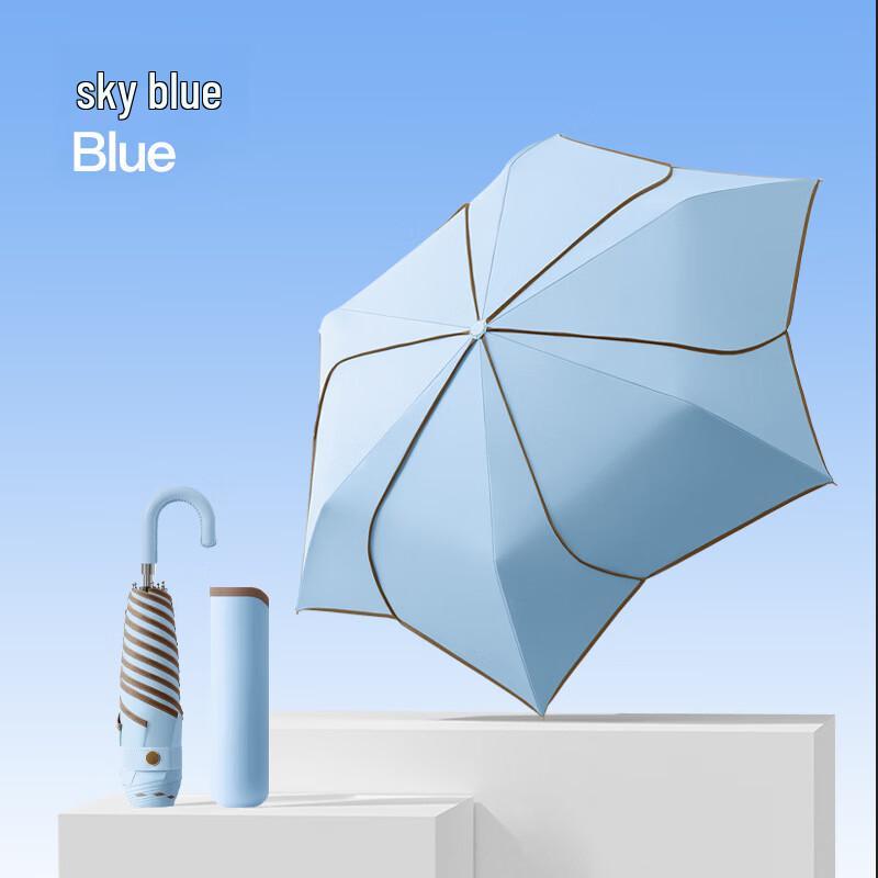 Zhengyida Ultralight Petal Dual-Use Straight Umbrella