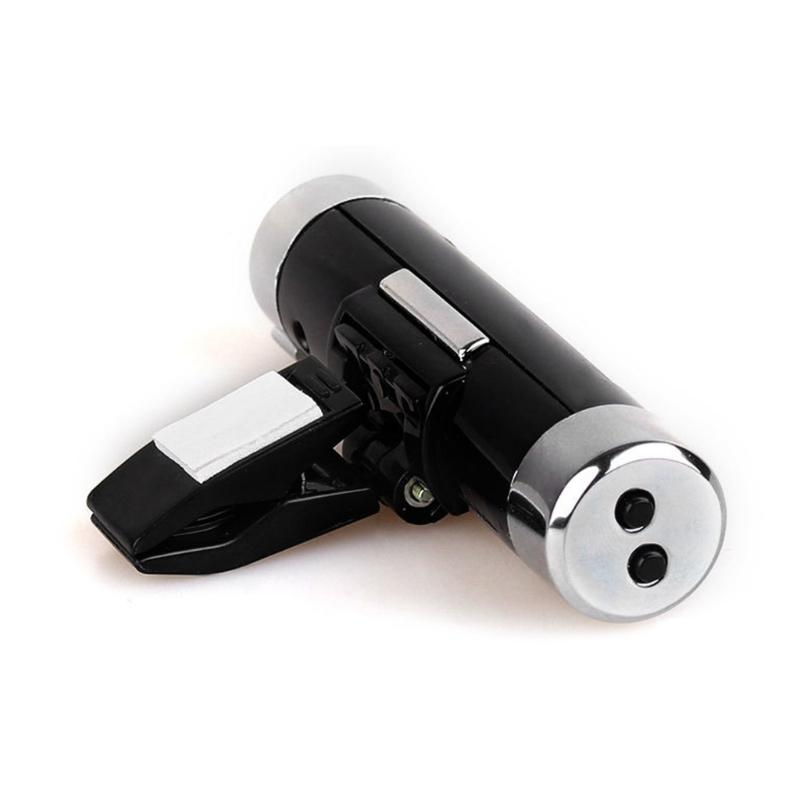 Display LCD Orologio digitale per auto Termometro Misuratore di temperatura Indicatori Mini orologio per automobile con retroilluminazione