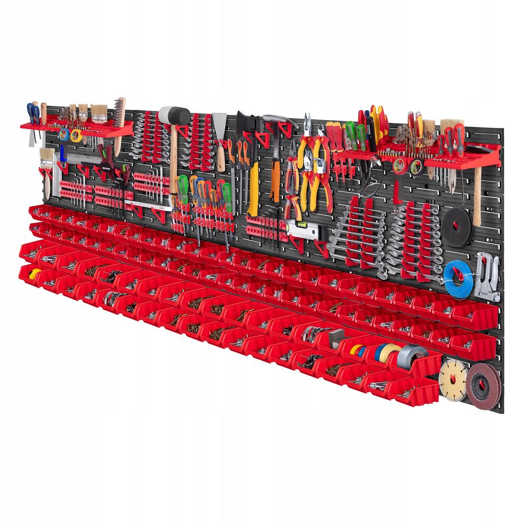 KADAX Tablica Warsztatowa Ścianka 232x78cm 174 el