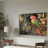 1 Piece of Elegant Parrot Theme Polyester Tapestry, Machine Washable, Polyester Fabric, Perfect for Living Room, Bedroom, Office