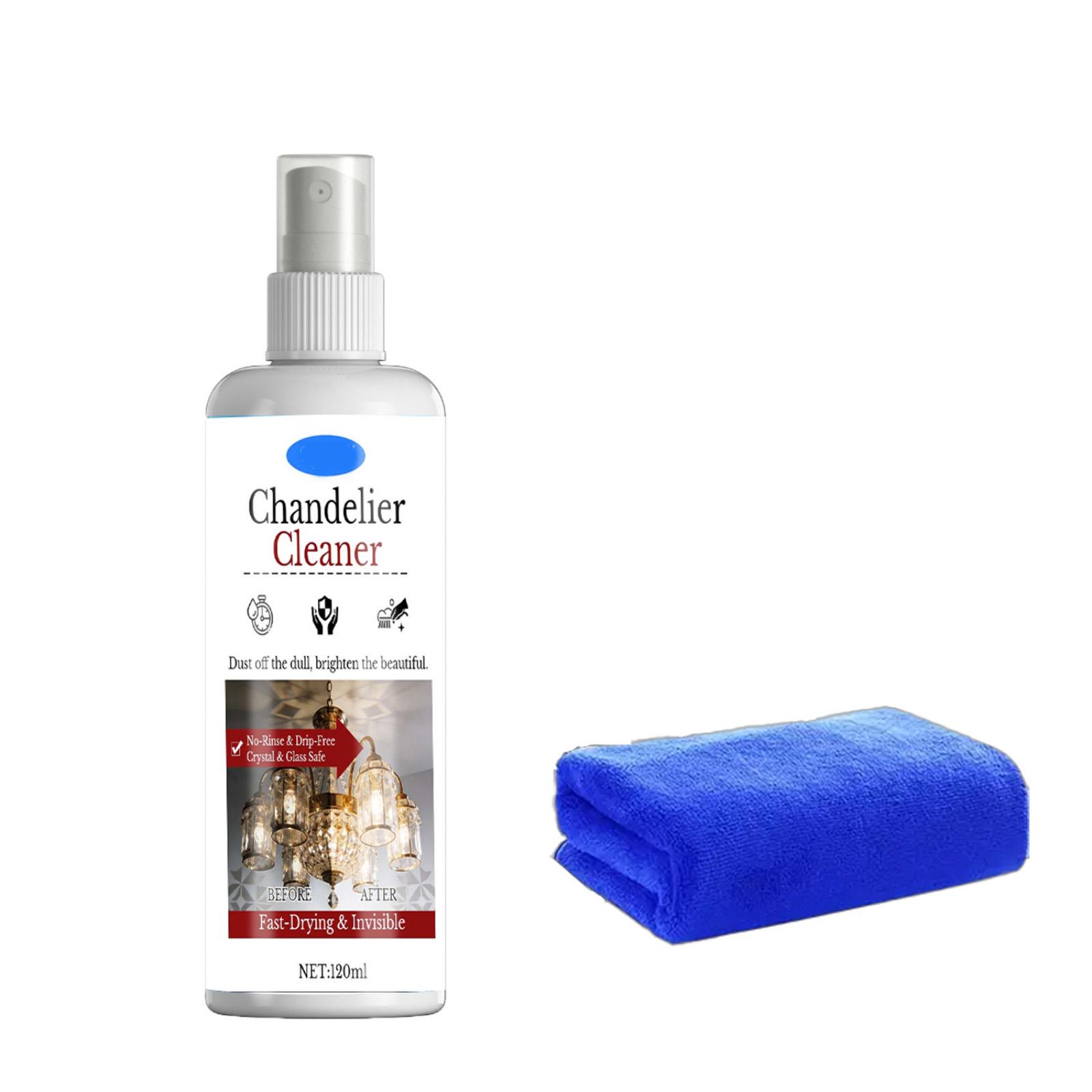

120ml Crystal Lamp Cleaner Pendant Lamp No Disassembly And Cleaning, Dusts Removal, Scale Removal, Stain Removal Cleaner One Size