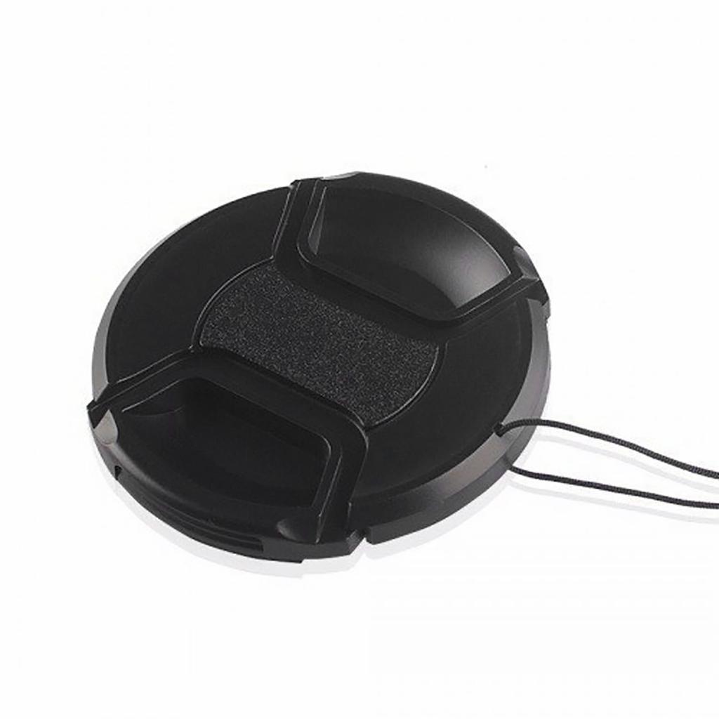 Camera Lens Cover Black ABS Protective Universal 58mm Front Lens Cover for Replacement