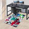 1pc My Hero Academia Anime Chair Mat - Office Desk Carpet with Izuku Midoriya Design, Anti-Slip Floor Protector for Home Decor, Suitable for All Seaso