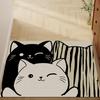 Cute Cat Household Door Floor Mat Leather Floor Mat Entry Door Porch Non-Slip And Wear-Resistant Foot Mat Girl Heart Floor Mat