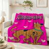 Scoobydoo Mystery Machine Anime Cartoon Flannel Blanket Comfortable Skinfriendly Throw Blanket For Bedroom Bed Sofa Home Decor Christmas Gift