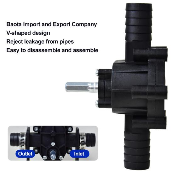 Mini Pompă de Foraj Electrică Portabilă Foraj Manual Alimentat cu Baterii Pompă de Apă Autoamorsantă Pompă de Transfer pentru Apă Benzină Ulei Motorină Lichid