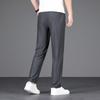 Jeep Men's Summer Lightweight Breathable Ice Silk Straight-Leg Casual Pants