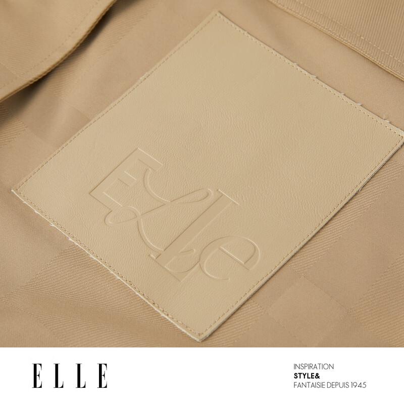 ELLE Women's Mid-length Hooded Duck Down Jacket