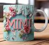 3D Mother'S Day Mom Ceramic Coffee Mug Mama Coffee Tea Cup Mimi Mother'S Day