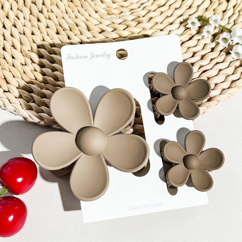 Frangipani Hairpin Beach Vacation Style Bauhinia Flower Updo Shark Hairpin Set