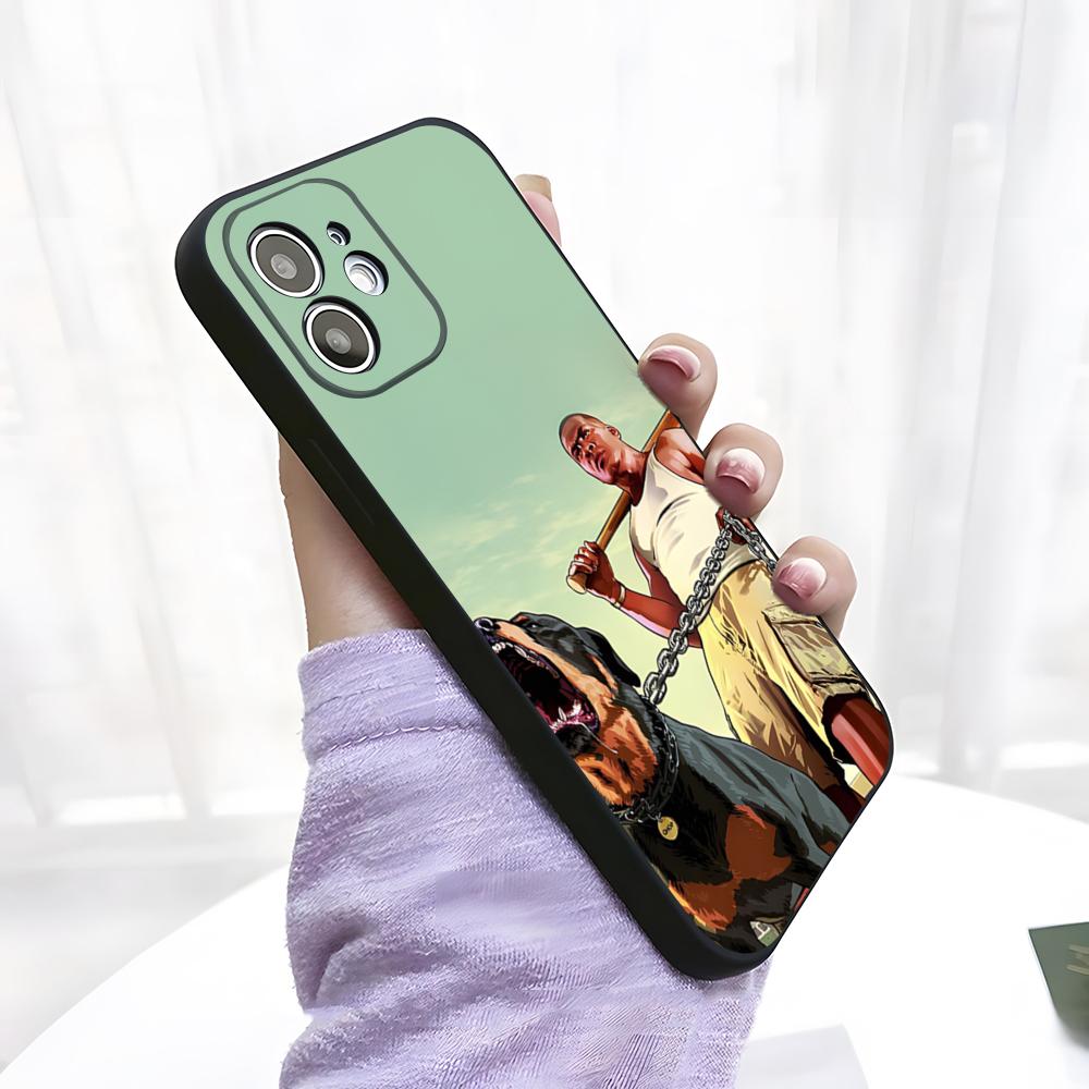 

Grand Theft Auto GTA V Phone Case For IPhone 17 Pro Max 15 Pro 16 14 Plus 12 13 Mini 11 Pro Shockproof Soft Cover iPhone15