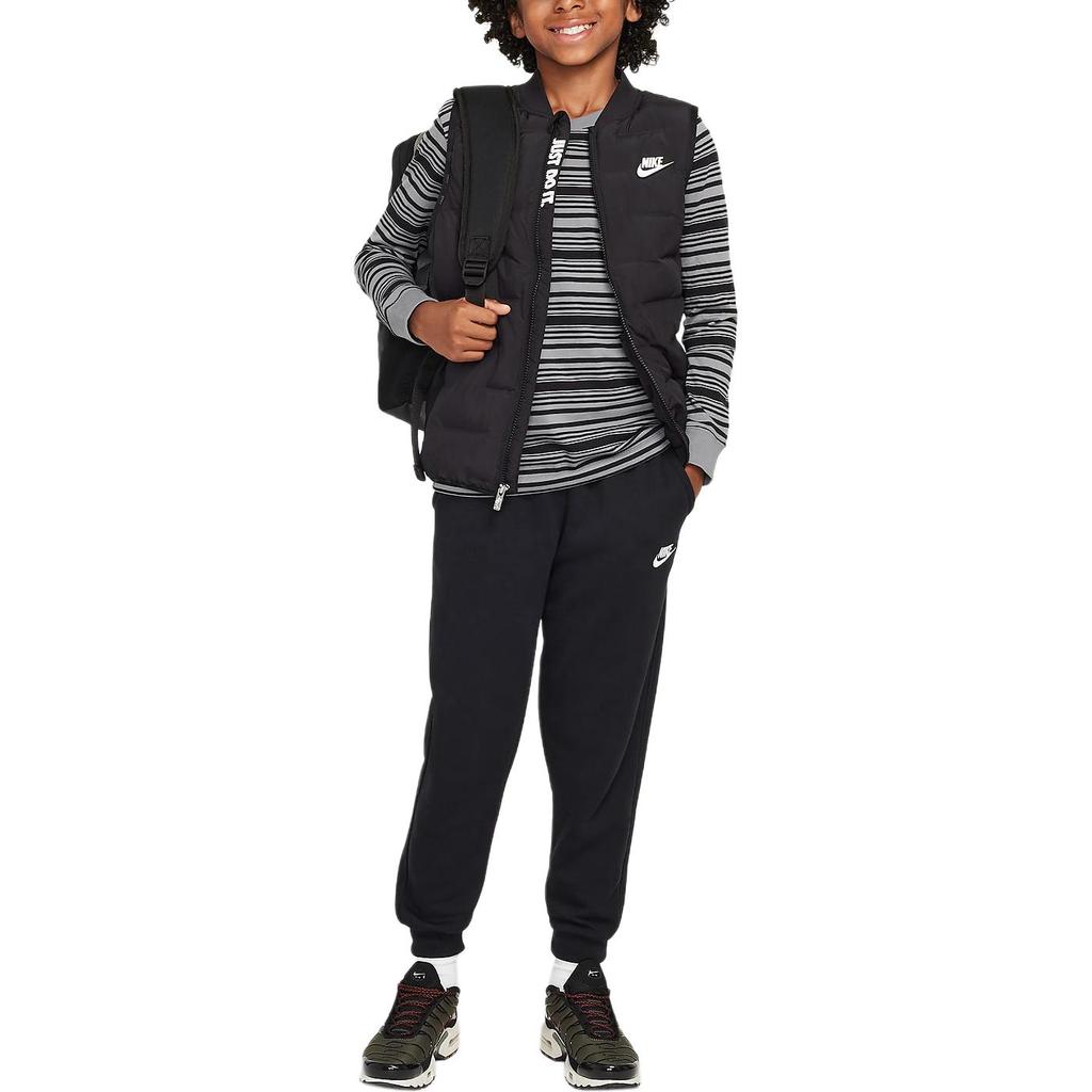 Nike Down Vest Comfortable Casual Versatile Kids Vests Black HQ7178-010