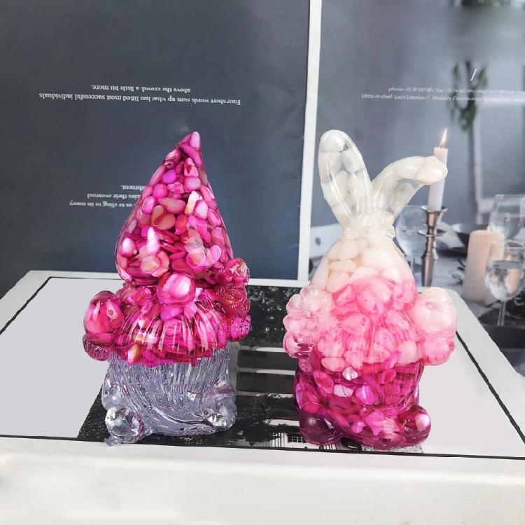 Silicone Candle Mold Dwarf Shaped Clay Molds Crafts Moulds Hand-Making Tools