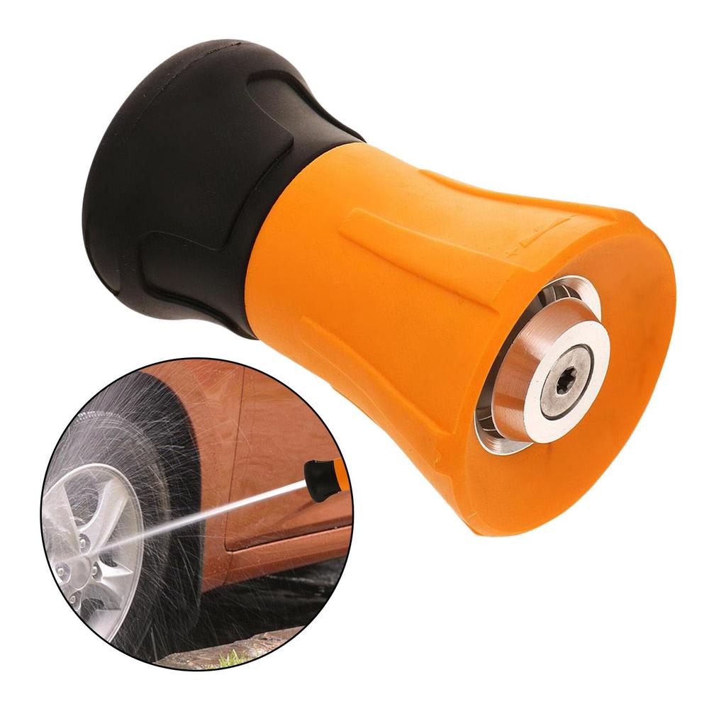 Watering Hose Nozzle Garden Hose Zinc Alloy Spray Irrigation Nozzle for Car Vehicle Porch and Flower Beds