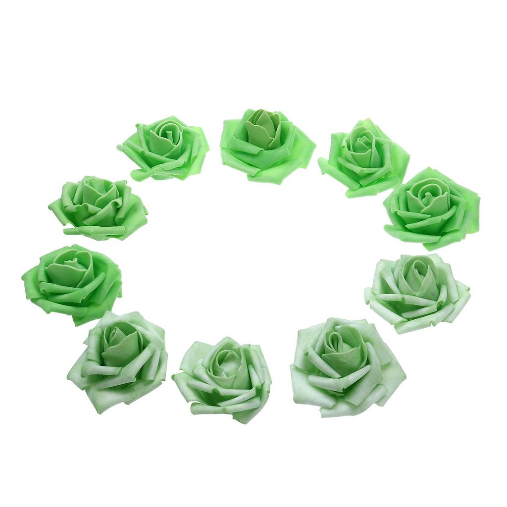 50Pcs Artificial Roses Pe Wedding Decoration Fake Flower Heads Bridal Shower Favor Party Decor Bulk Rose Flowers for Event