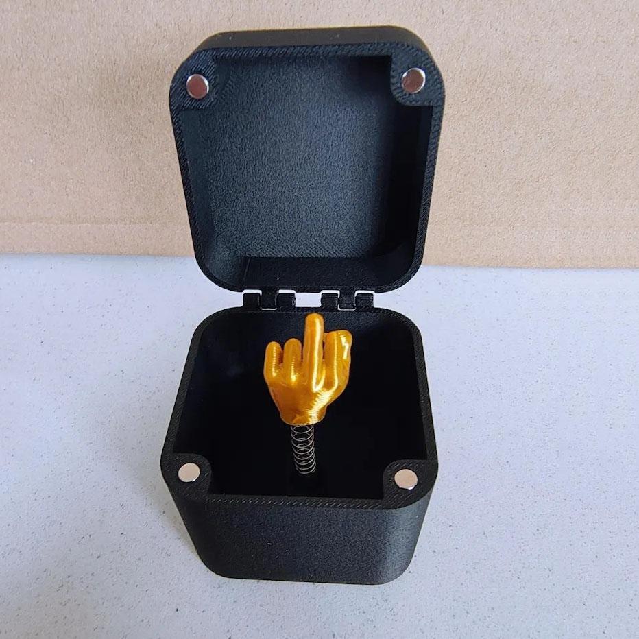 Jul Interessant spøkegave Langfinger i boks Juleboks Morsomme kreative gaver Kontorborddekorasjon Hjemmedekorasjon