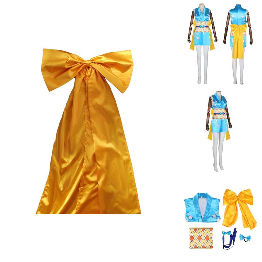 One Piece Nami Cosplay Costume Colorful Sleeveless Dress For Halloween Anime Fans